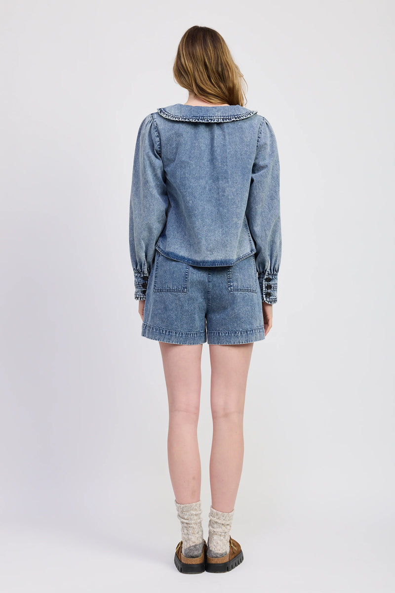 Vintage Blue Blouse