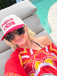 NFL Kansas City Chiefs Caftan Flower