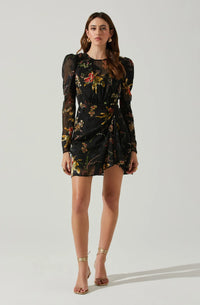 Midnight Floral Dress