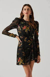 Midnight Floral Dress