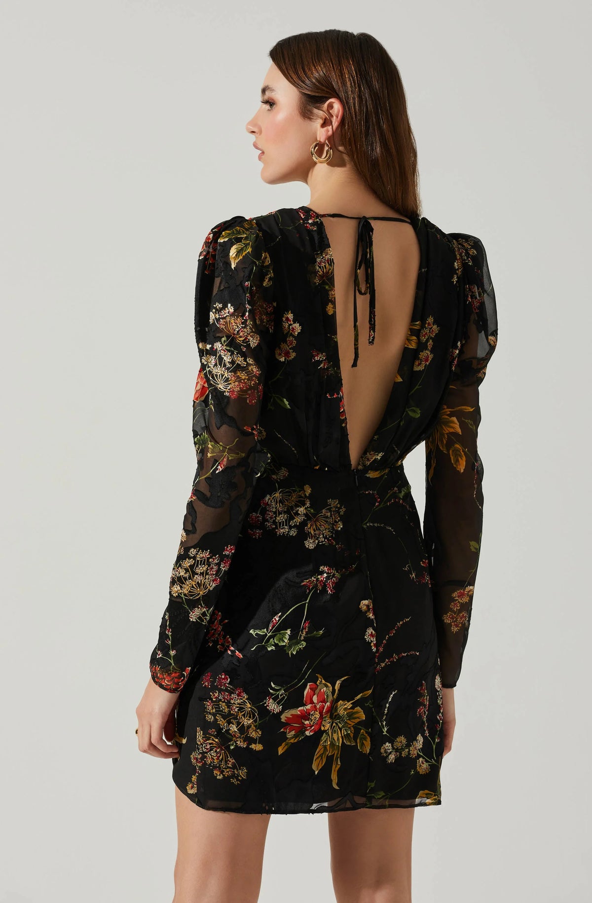Midnight Floral Dress