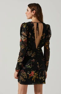 Midnight Floral Dress