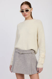 Gray Mini Skirt