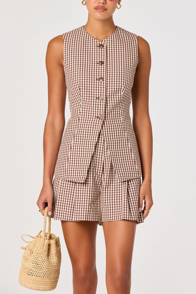 Lisa Gingham Top