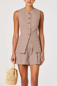 Lisa Gingham Top