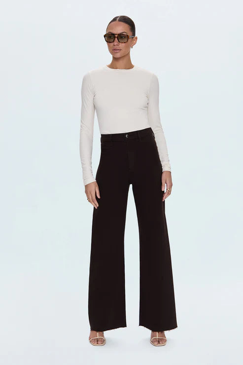 Penny High Rise Wide Leg Mocha