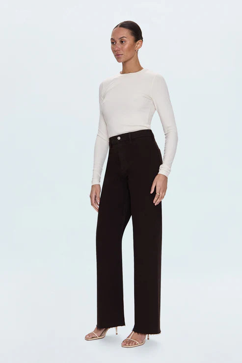 Penny High Rise Wide Leg Mocha