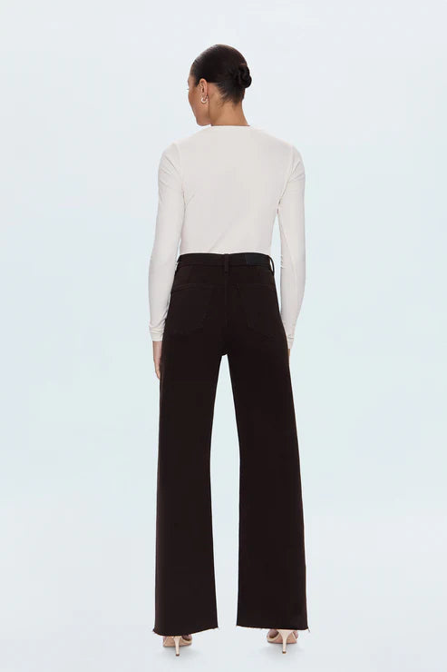 Penny High Rise Wide Leg Mocha
