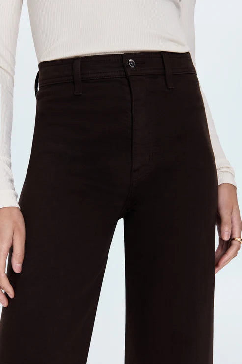 Penny High Rise Wide Leg Mocha