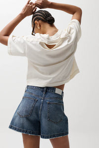 Sage High Rise A-Line Short