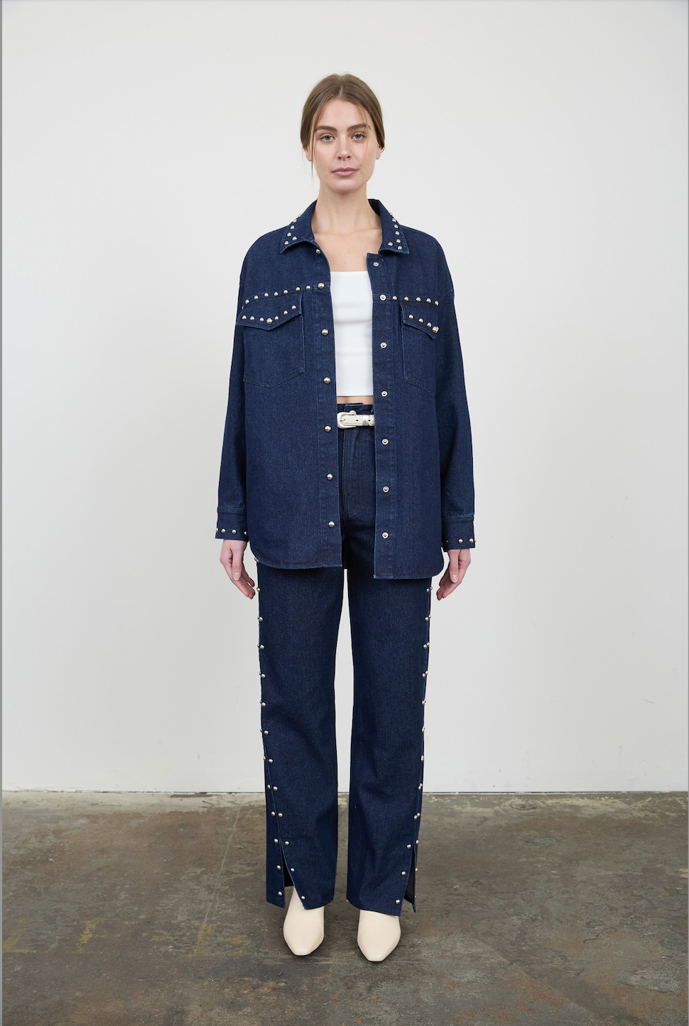 Studded Denim Jacket