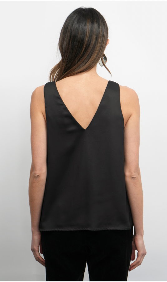 Kassi Shoulder Knot Satin Top
