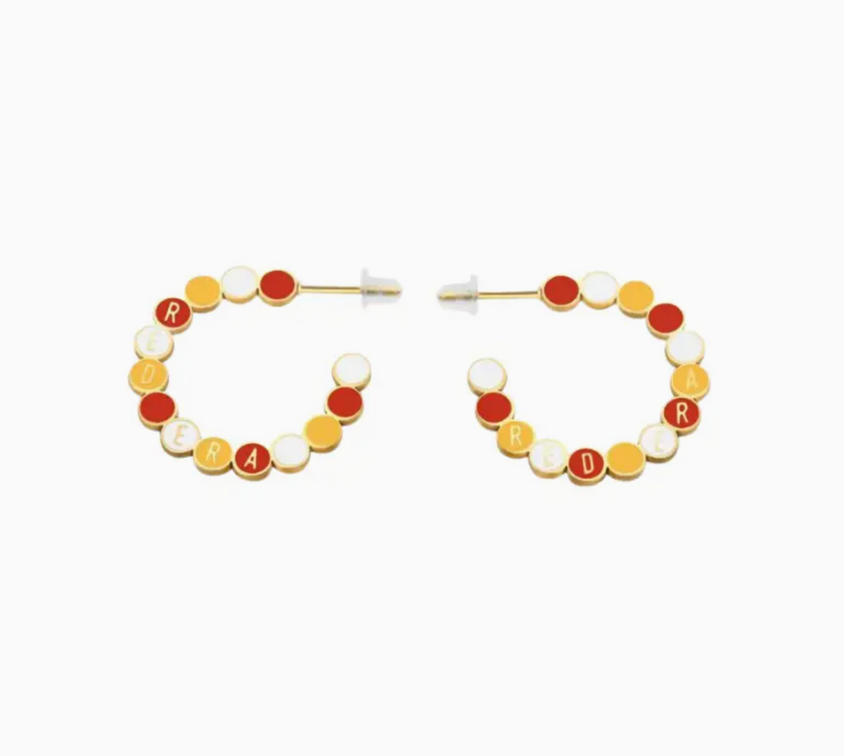 Kansas City Red Era Friendship Hoop Earrings