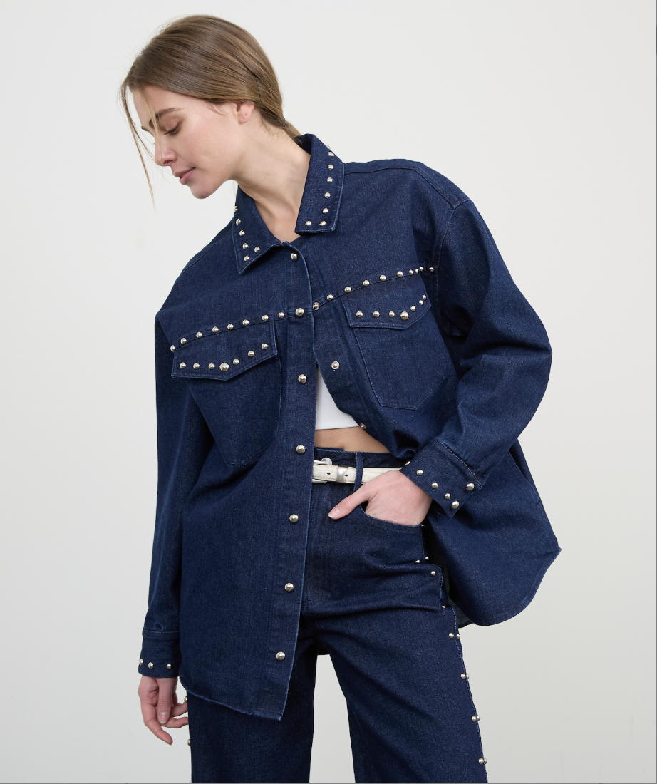 Stud Denim Jacket