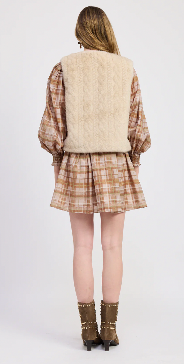 Nevaeh Vegan Fur Vest
