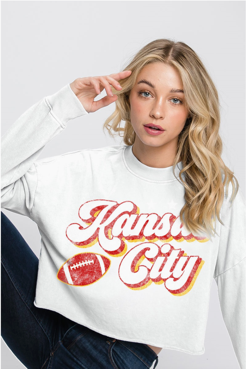 Kansas City Mineral Cropped Sweatshirts