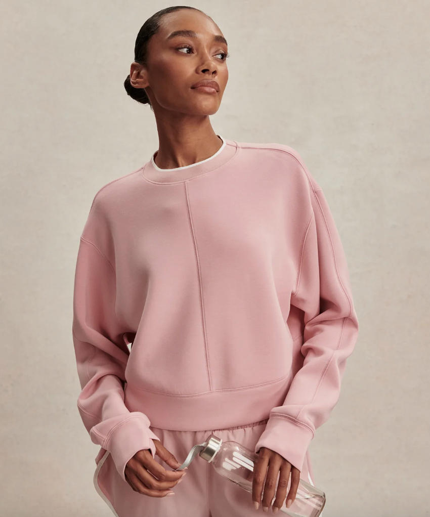 Tasmin Cropped Sweat // Mauve