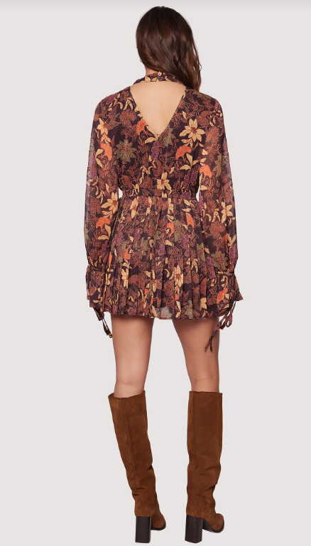 Wild Bergamot Mini Dress