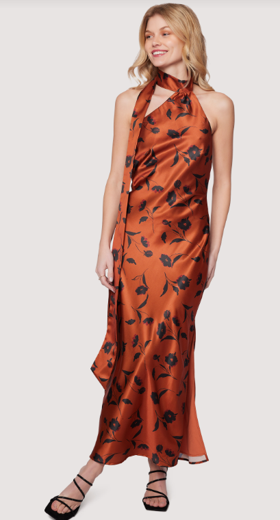 Sepia Dahlia Maxi Dress