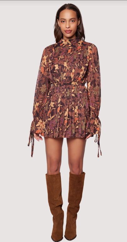 Wild Bergamot Mini Dress