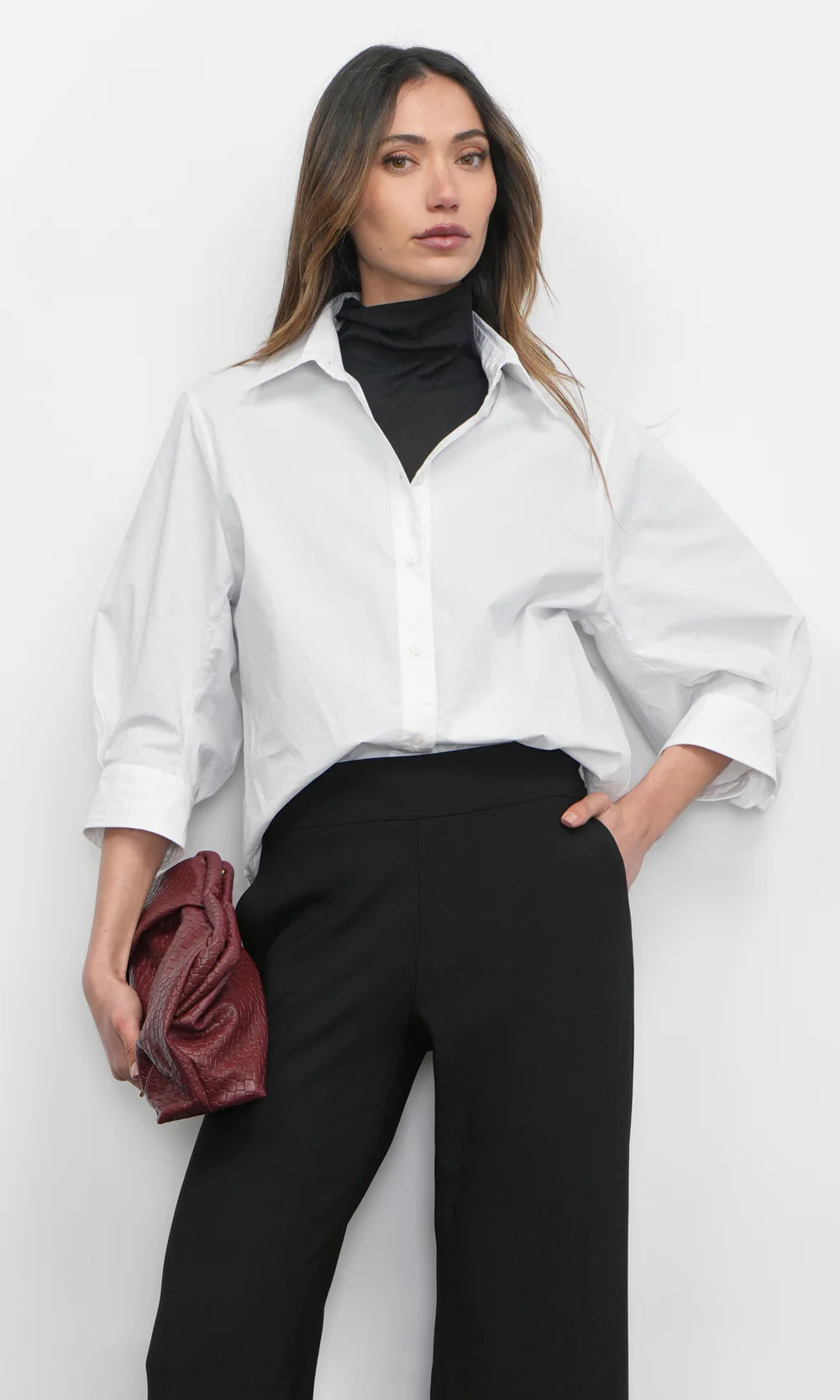Thea Oversized Button Up