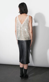 Emery Faux Leather Skirt