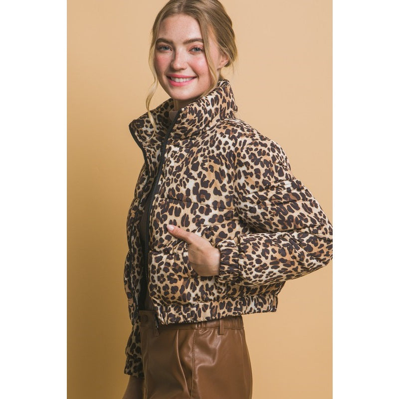 Chelsea Leopard Bomber