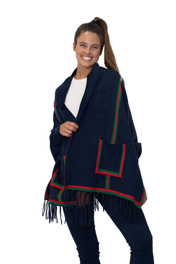 Navy Lightweight Body Wrap