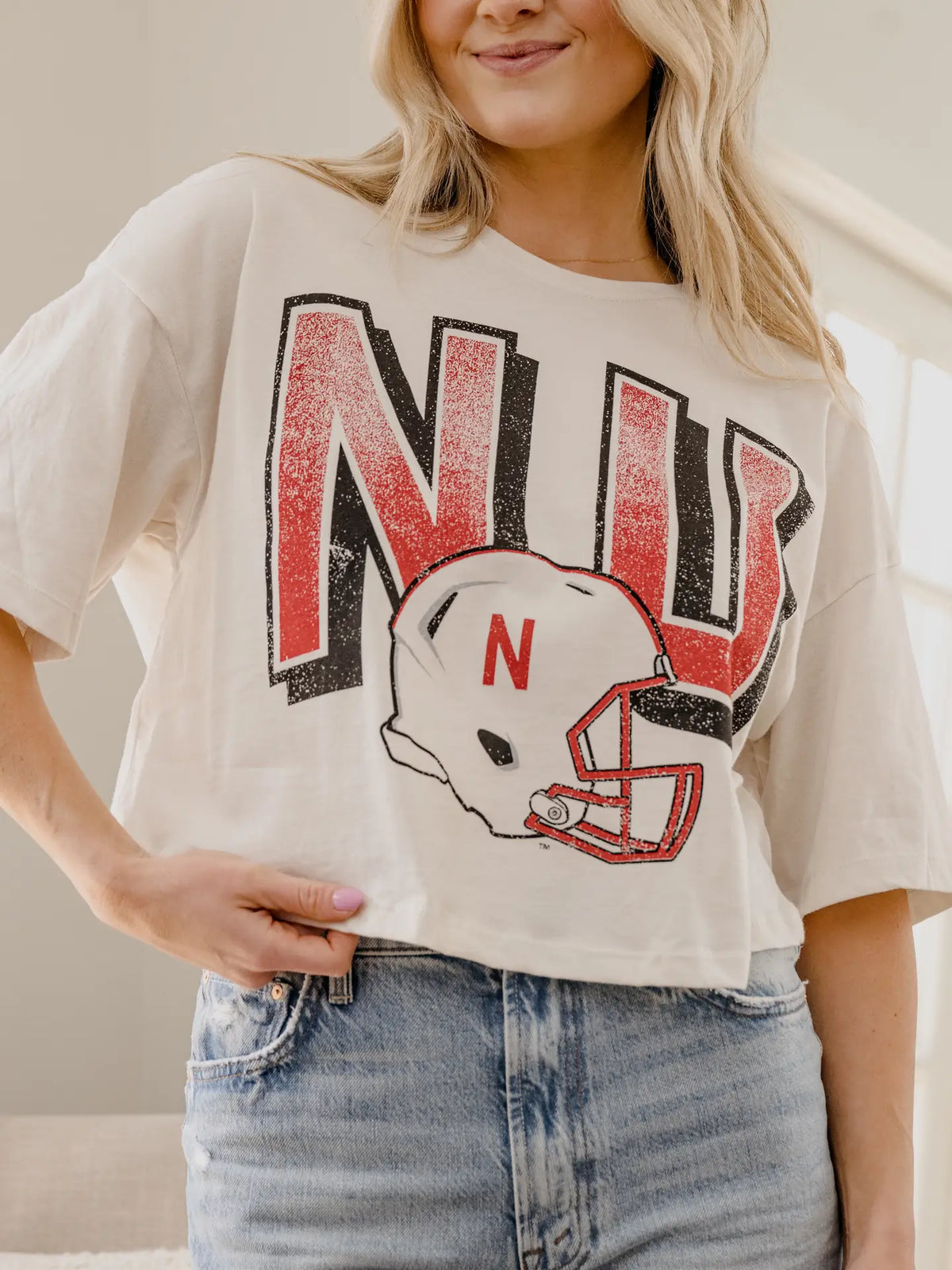 NU Helmet Tee