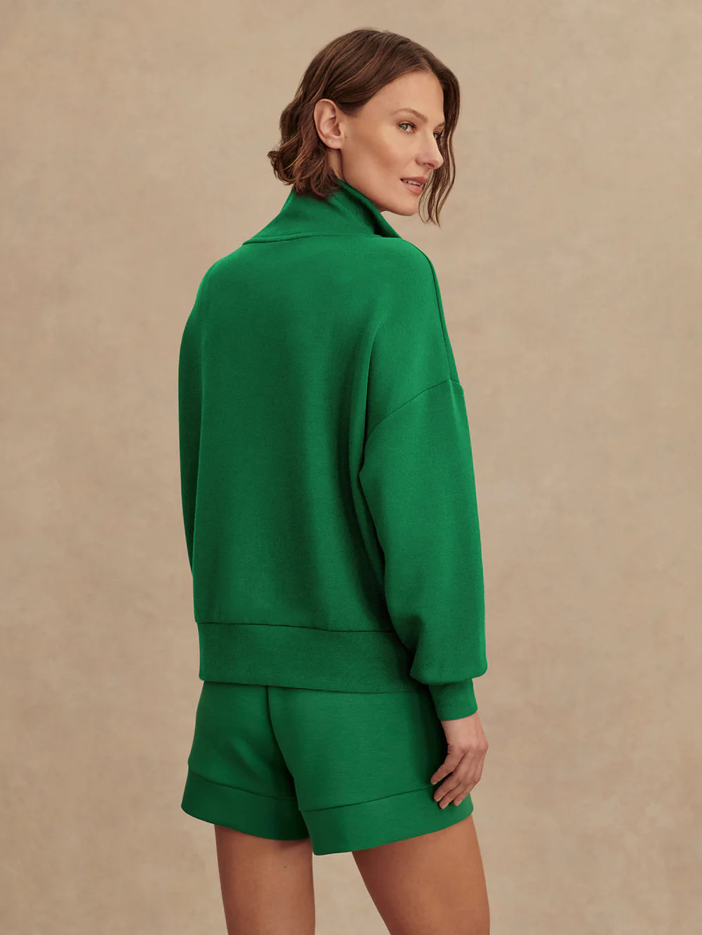 Hawley Half Zip Green
