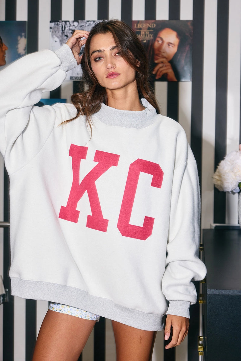 KC Mock Neck Sweat