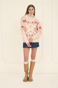 Snowflake Cabin Cardigan