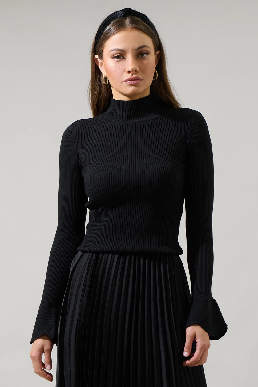 Malvern Mock Neck Sweater