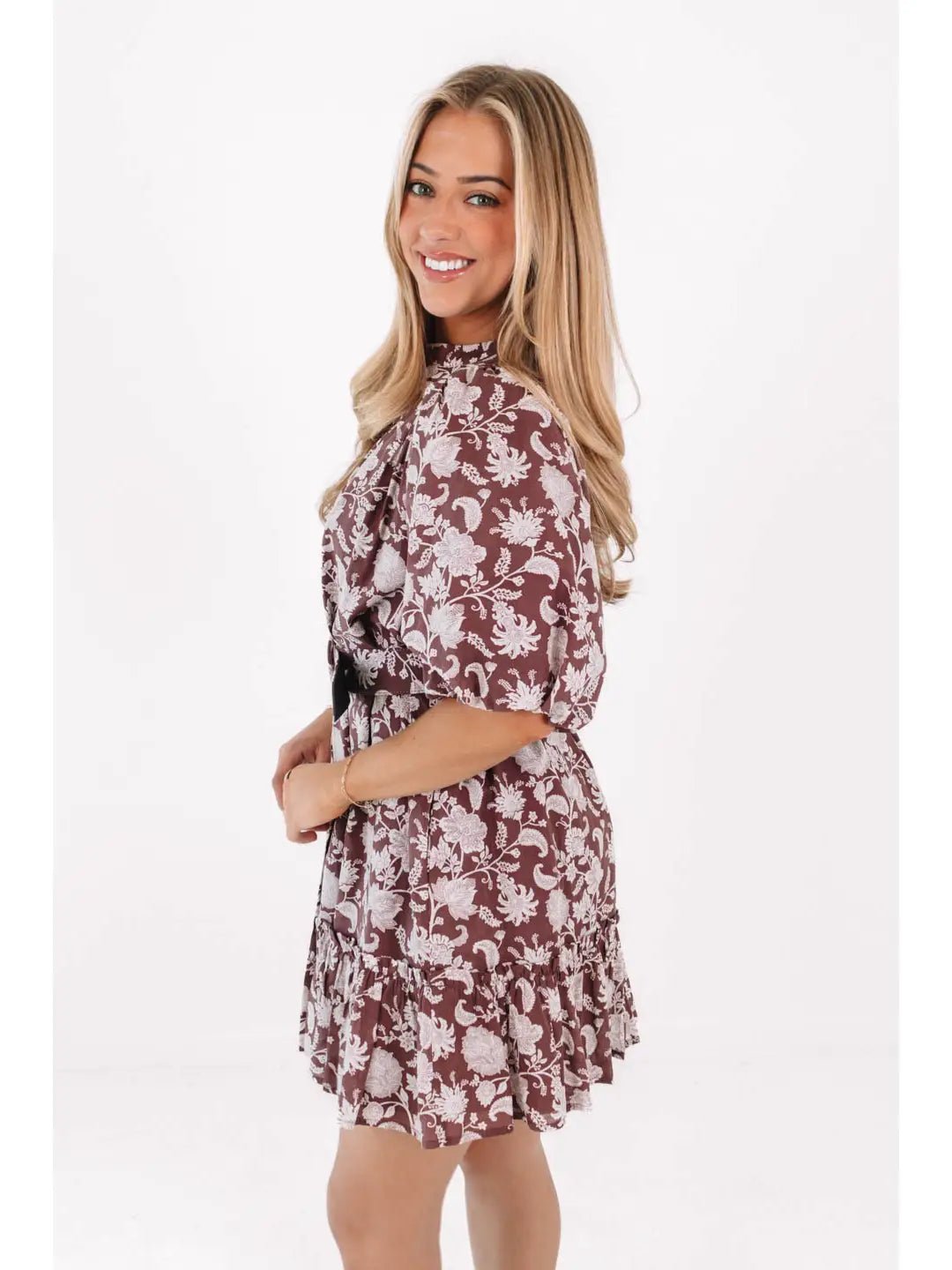 Faye Belted Dress