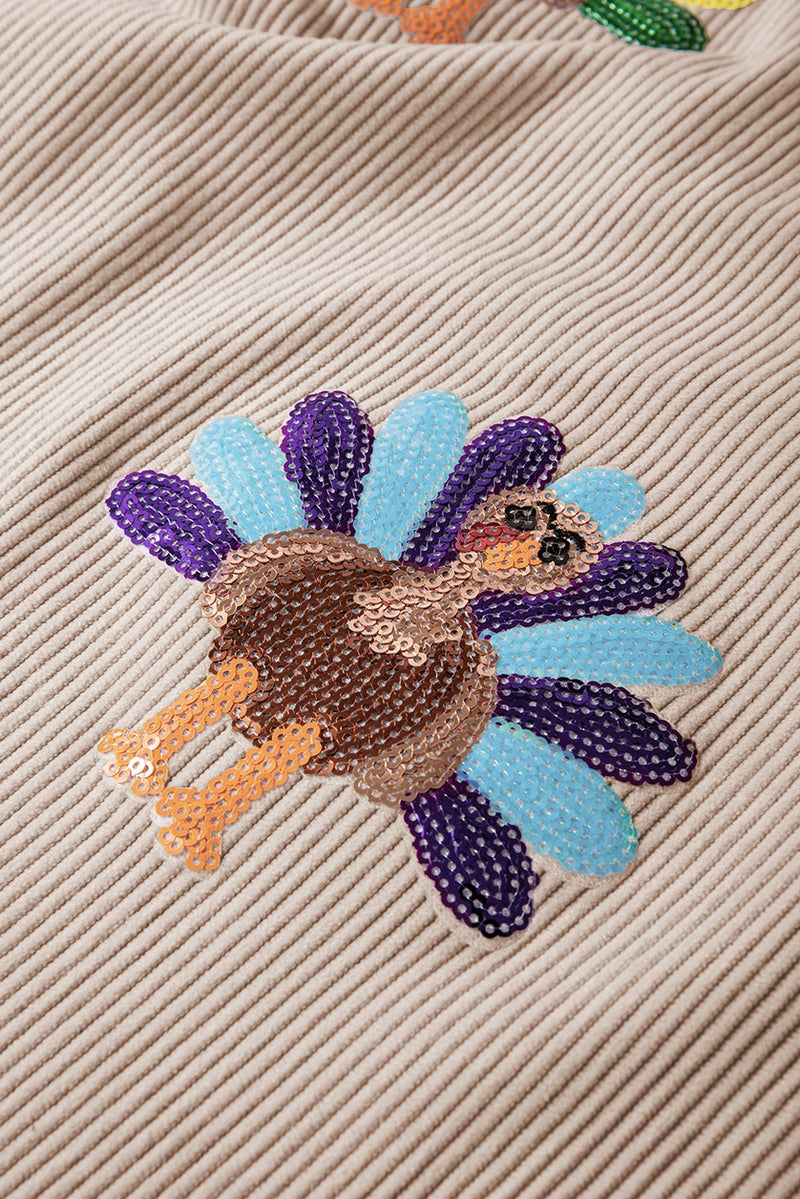 Sequin Turkey Sweater