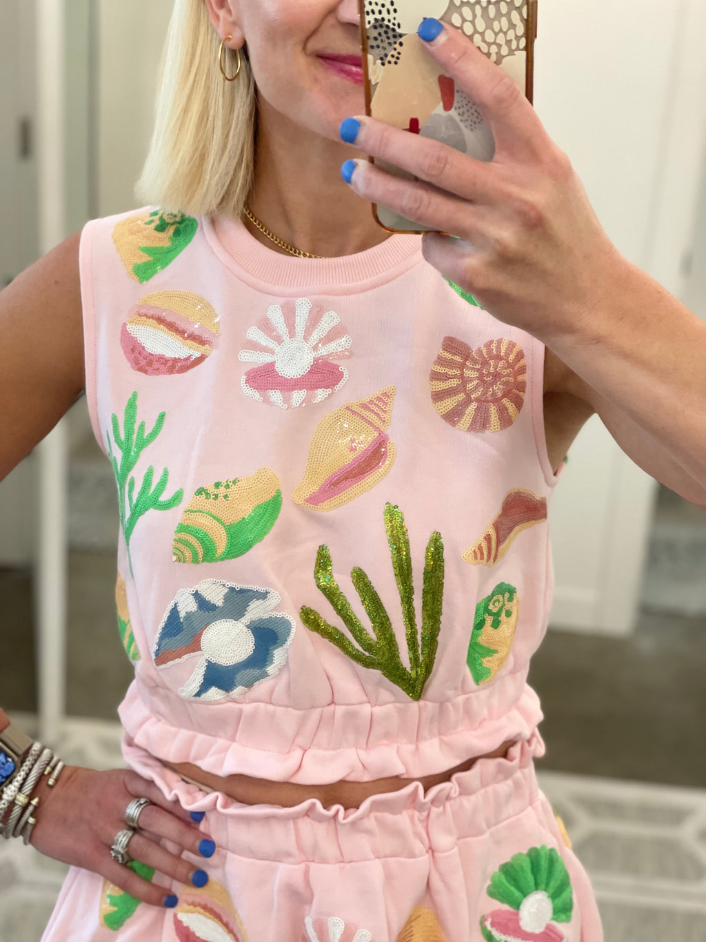 Light Pink Sea Shell Tank