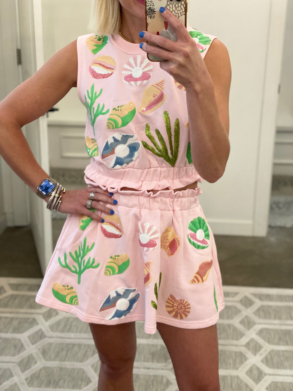 Light Pink Sea Shell Tank