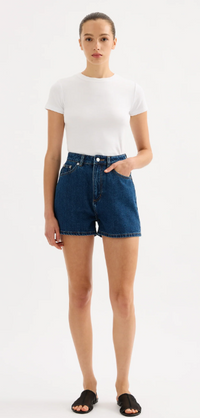 90's Mom Short Force Blue