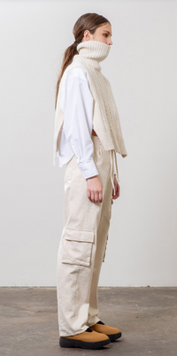 Cream Sweater Vest