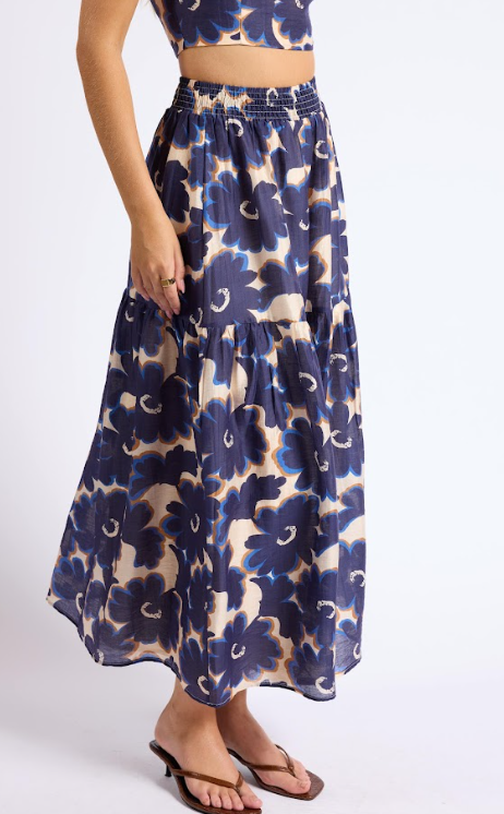 Flora Tiered Maxi Skirt