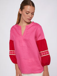 Kaya Pink Linen