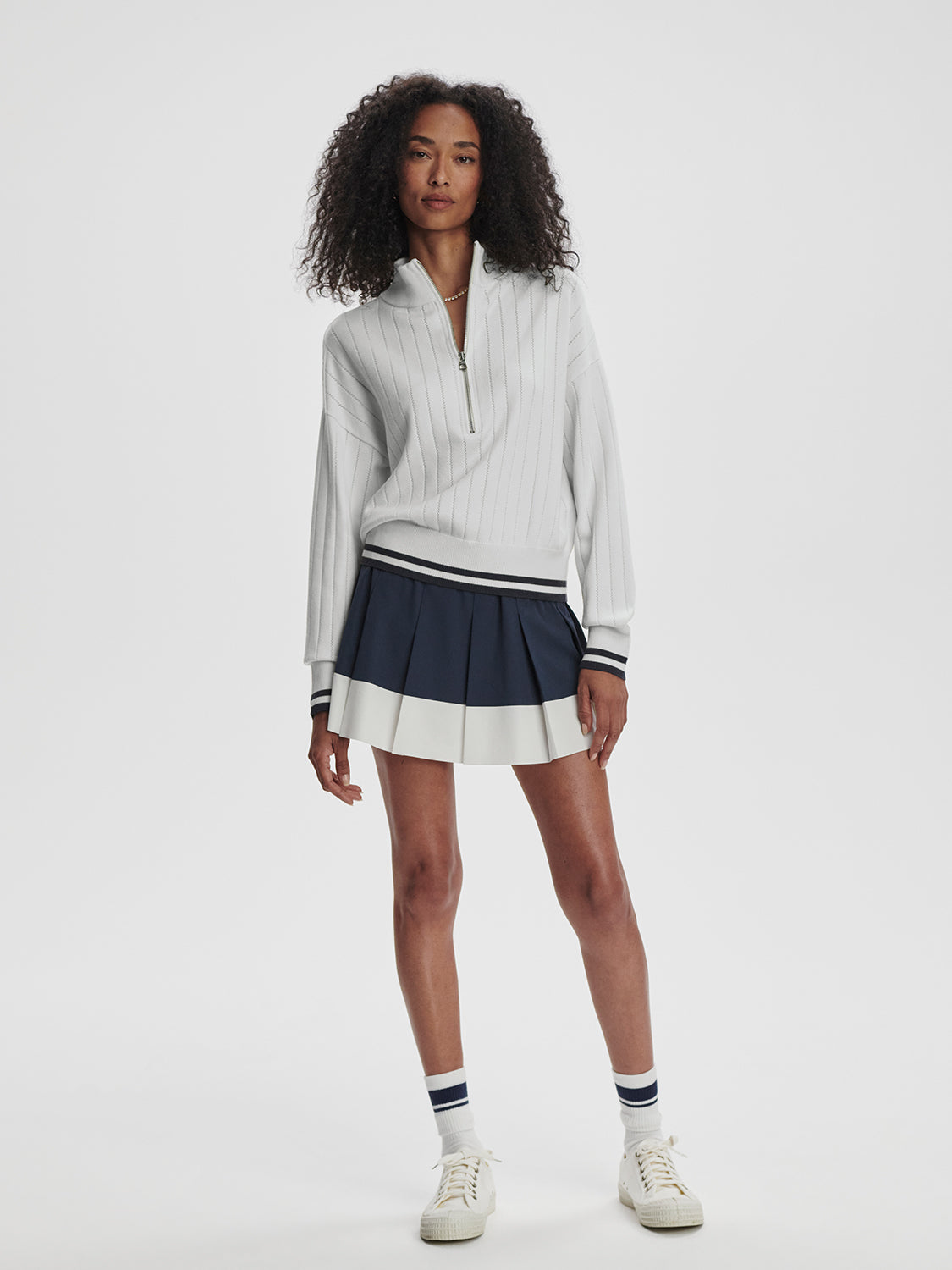 Aliyah Half Zip Knit