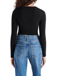 Xandra Black Bodysuit