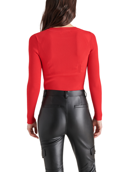 Xandra Red Bodysuit
