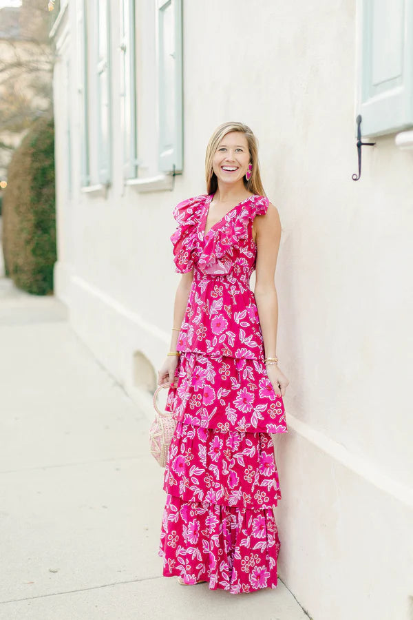 Alexis Ruffle Galentine Dress