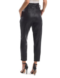 Faux Leather Paper Bag Pant