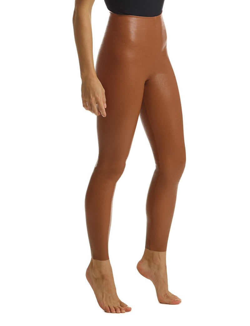 Faux Leather Cocoa Legging