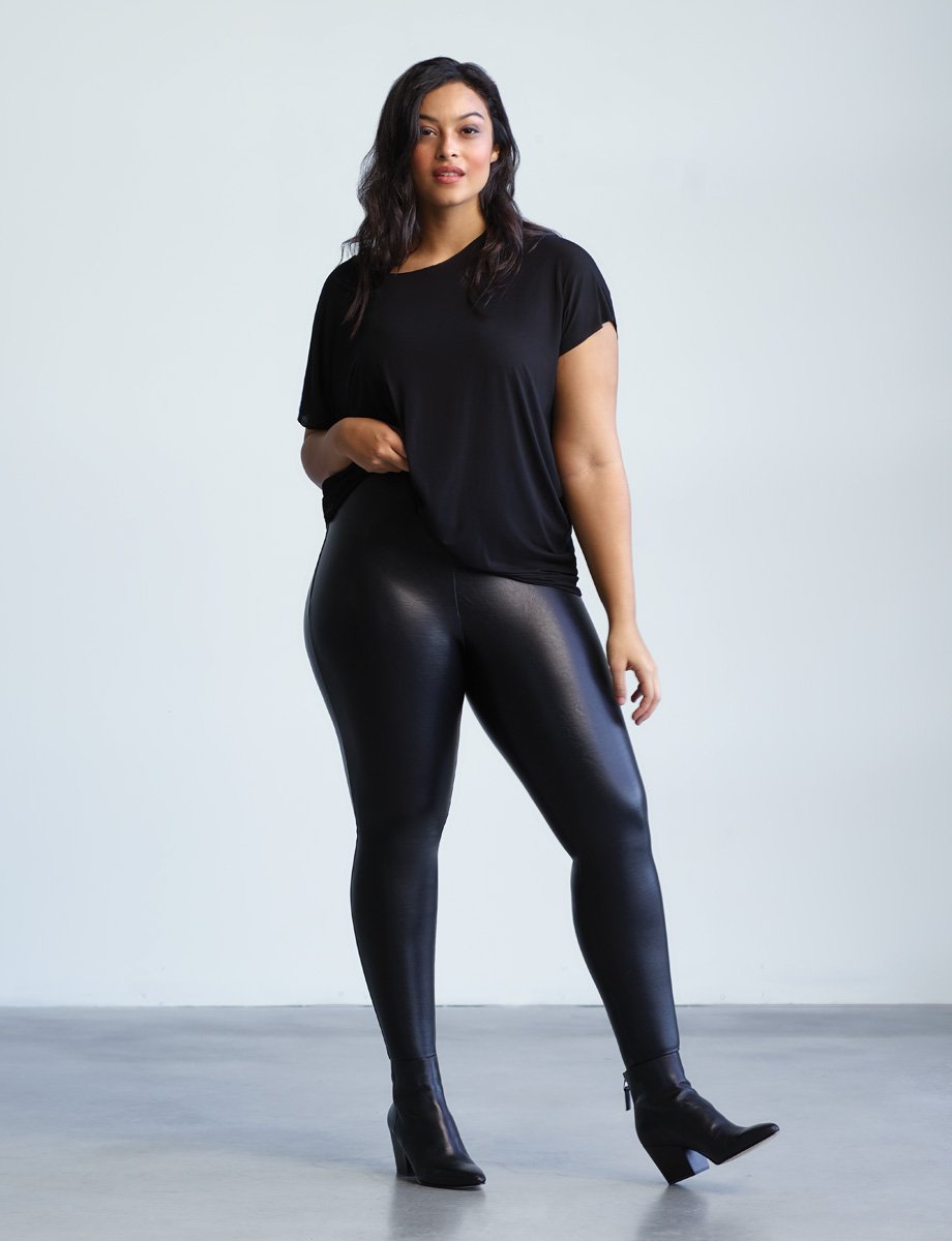 Faux Leather Legging