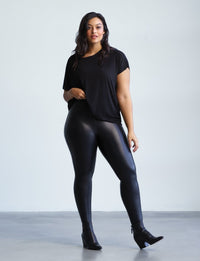 Faux Leather Legging