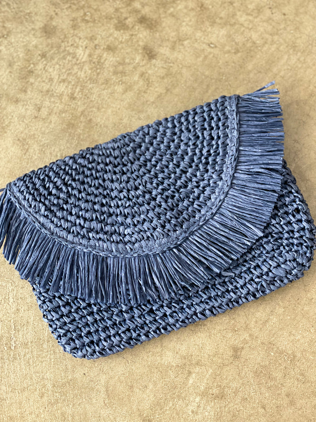 Navy Riley Clutch